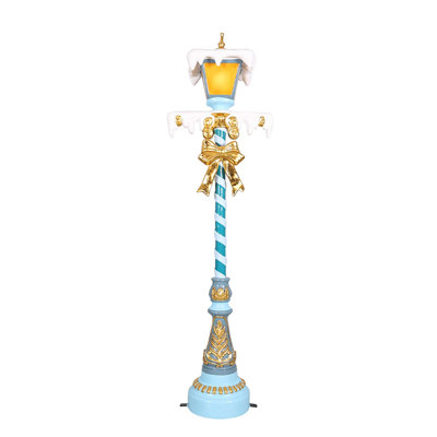 LAMP POST WITH LIGHTS 7FT (BLUE)