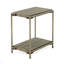 Ensemble de 3 tables basses et 2 tables de chevet avec cadre en métal