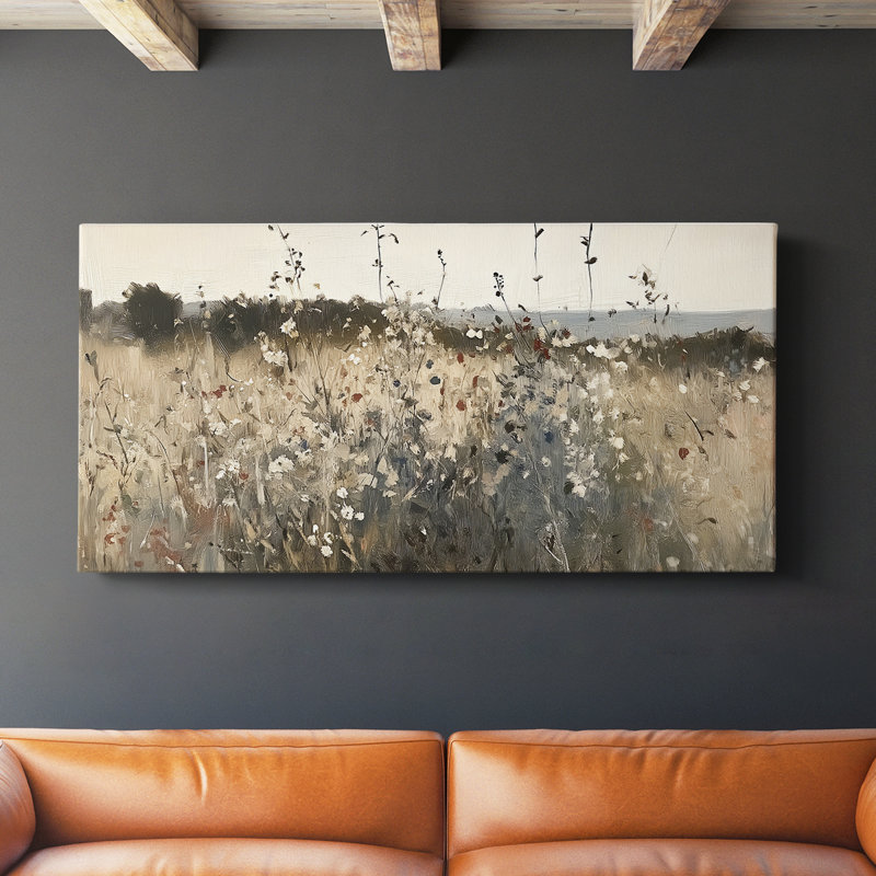 Série paysage - Cxxxi - Toile tendue avec châssis - Prêt à accrocher, H 20 po x l 40 po