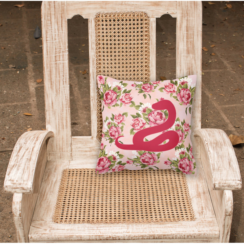  Coussin 14 "Snake Shabby Elegance, Rose