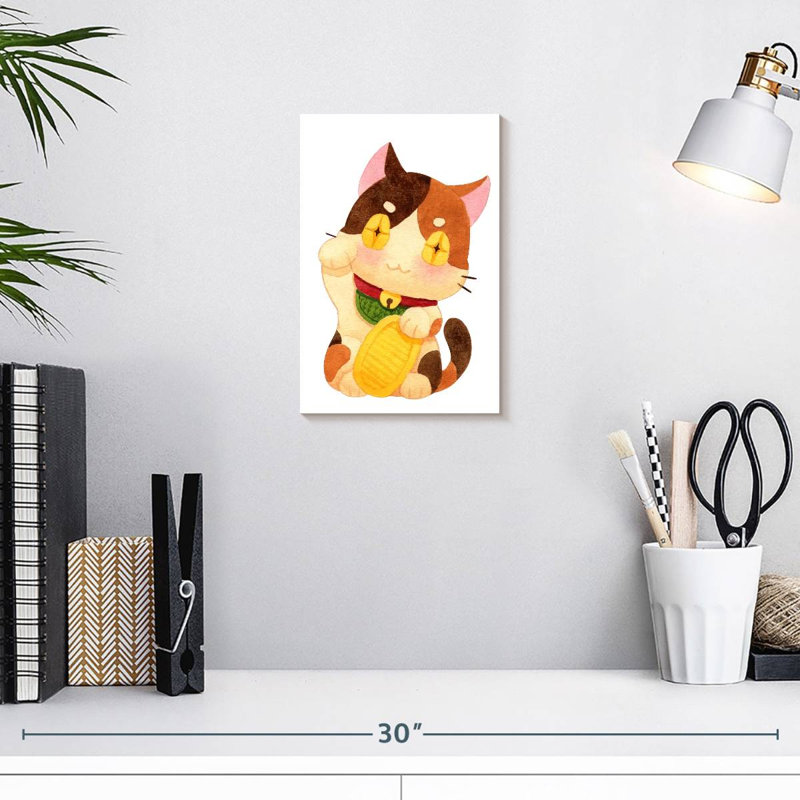 Chat chinois Brampt, H 12 po x l 8 po