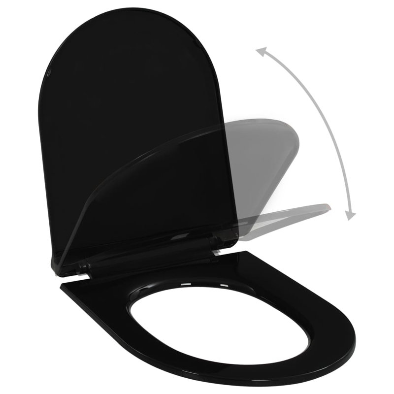 Alarins Soft Close D-Shaped Toilet Seat