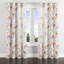 Rideaux à motif floral - 1 panneau de rideaux bohème rose et vert Boho-969247926-969247920