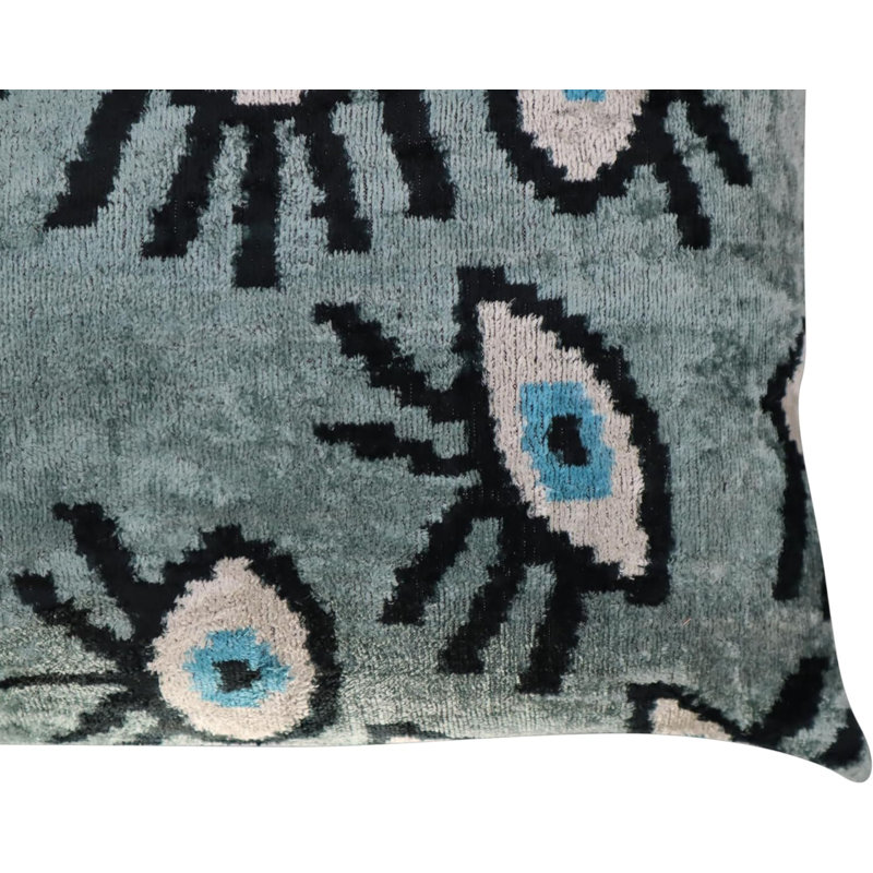 Velvet Rectangular Pillow Cover & Insert, Gray