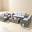Ensemble de conversation modulaire avec coussins 5 pièces Vega-506369638