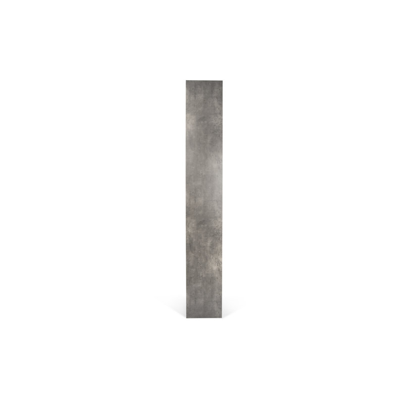 Pombal Standard Bookcase, 224cm H x 74cm W, Concrete