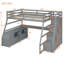 Lit mezzanine avec rangement et escalier Heiki-124128123-69125968
