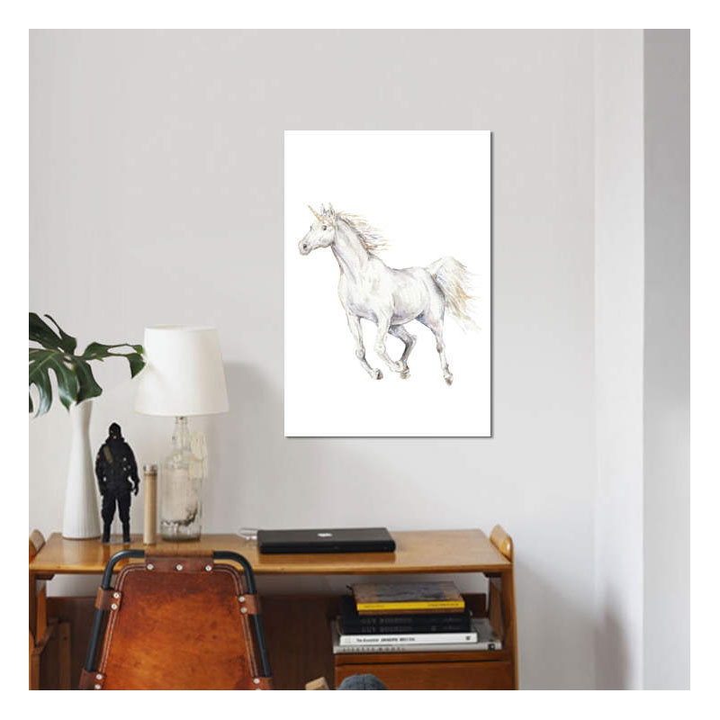 Art sur toile Babacar, H 40 po x l 26 po x P 1,5 po, Non mat, Toile tendue