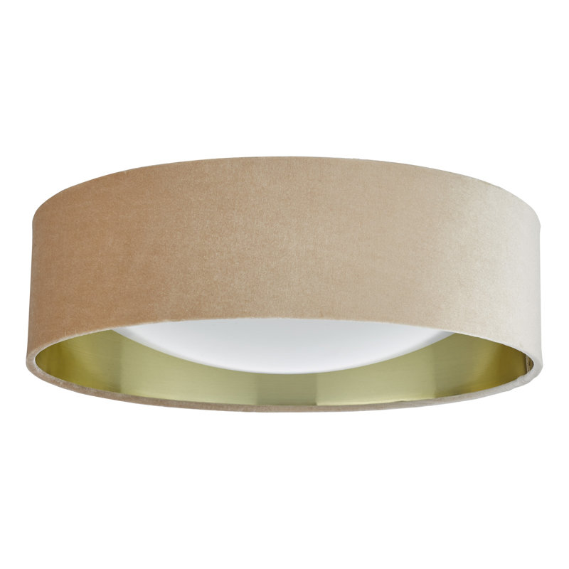 Raikas Plastic Flush Mount, Taupe