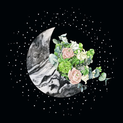 " Luna I " by Melissa Wang Painting Print