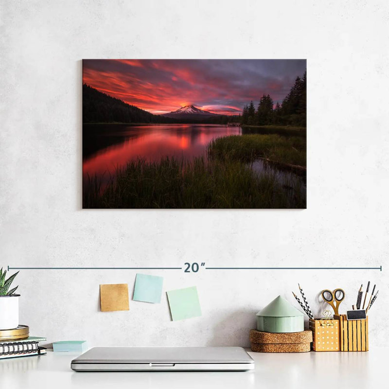 Alvord Hood Mountain Sunrise, 8" H x 12" W