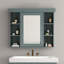 Armoire de rangement murale de salle de bain 35 po x 28 po avec porte miroir