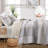 3-Piece Bohemian Stripe Quilt Set Lightweight Microfiber All Season-122938671-122938657