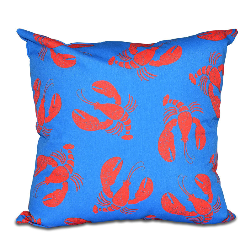 Housse de coussin carré et insert Nautical Nights, 26 po x 26 po, Bleu