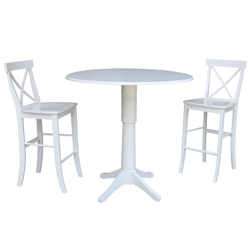 Ensemble de salle à manger Aracelys, Blanc