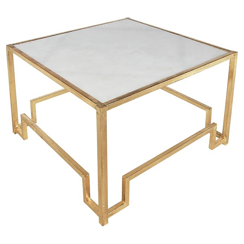 Table basse Athens, Feuille d'or