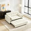 54.30" Corduroy Modular Sectional Sleeper Sofa, Loveseat with Pull Out Bed-129576243