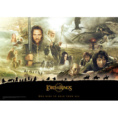 Lord of the Rings Trilogy 'The Journey' MightyPrint Wall Decor