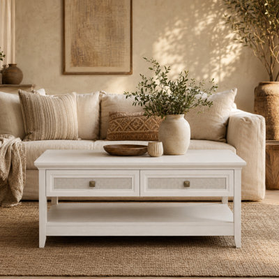 Table basse 44 "en rotin