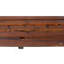 Banc à roulettes en bois Kasandra de 41 po, mobilier d'extérieur rustique résistant aux intempéries, banc à lattes pour 2 personnes avec dossier, carbonisé
