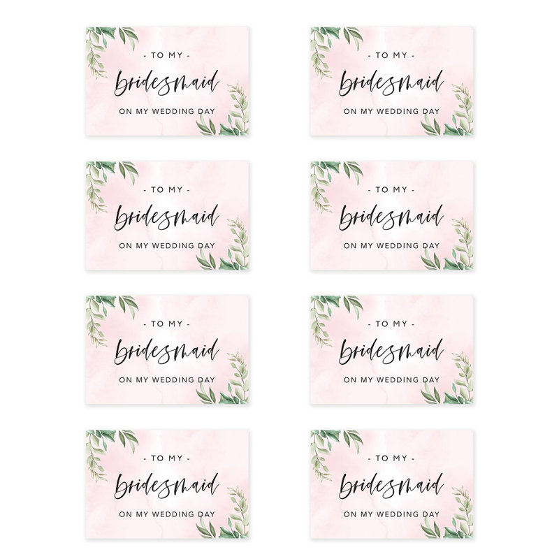 Ensemble de cartes-cadeaux de mariage avec enveloppes