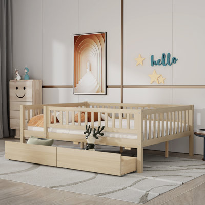 Miyamoto Kids Full Daybed with Drawers