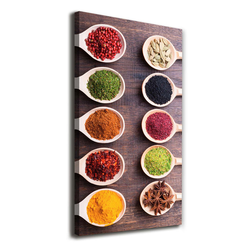 Spices - Wrapped Canvas Print