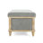 OSGOOD GRAY STORAGE OTTOMAN