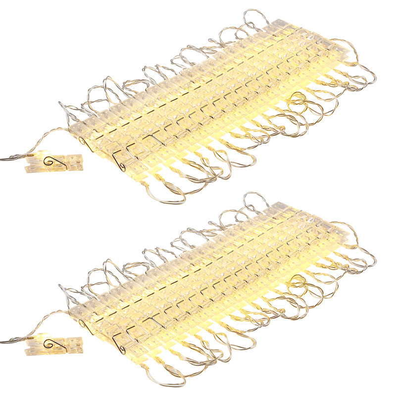 Artemi 196.8'' Plug-in LED Fairy String Light