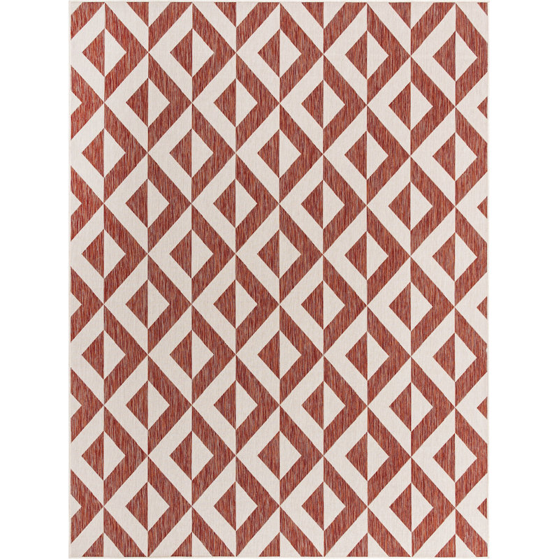 Tapis d'extérieur couleur vin, Rectangle 9 pi x 12 pi