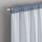 Eclipse Kendall Modern Thermaback Blackout Window Curtains, 84 Inch Long x 42 Inch Wide, Single Curtain Panel, Blue-117181986-119559047