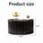 Round Coffee Table With Lift Handcrafted Relief Sturdy Pedestal Wooden Tea Table For Living Room No Need To Assemble-1186660890