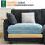 Oversized Modular Sectional Sofa, 4 Seat U shaped Cloud Sectional Couch with 2 Ottomans-350572834