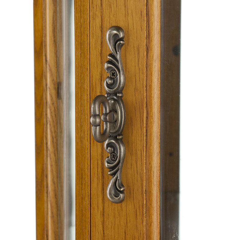 Vitrine lumineuse, Chêne doré