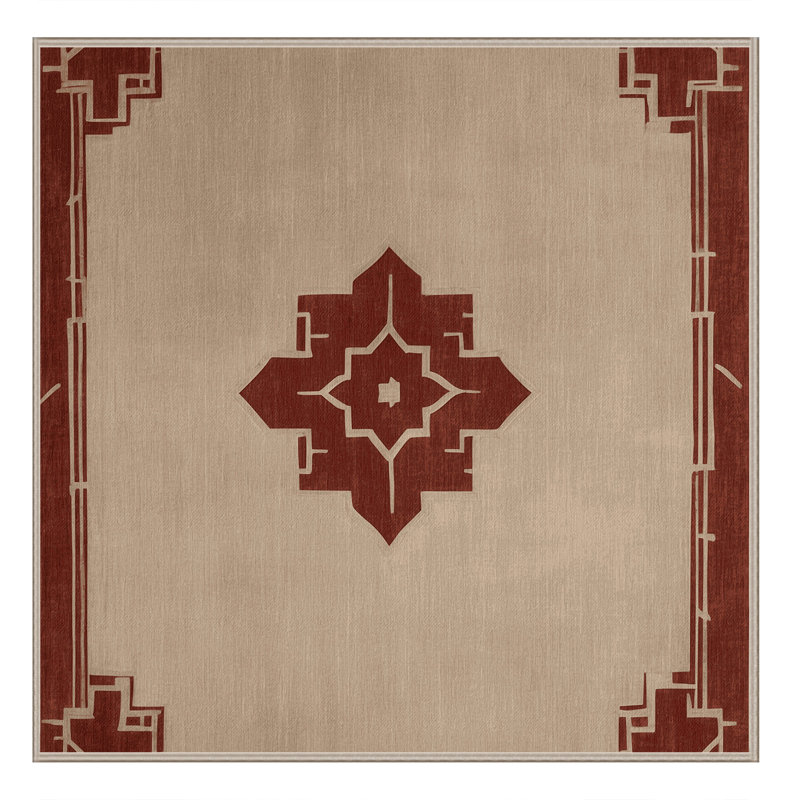Radiant Facets Rug, Square 7'