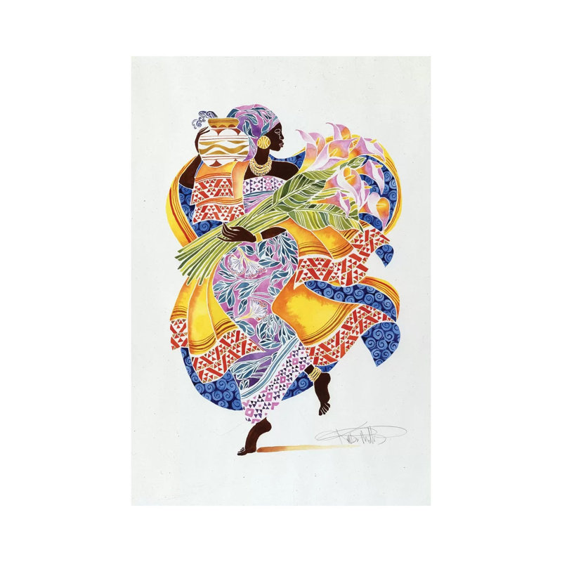 Jaha by Keith Mallett - Wrapped Canvas Print, 66.04 cm H x 45.72 cm W x 3.175 cm D