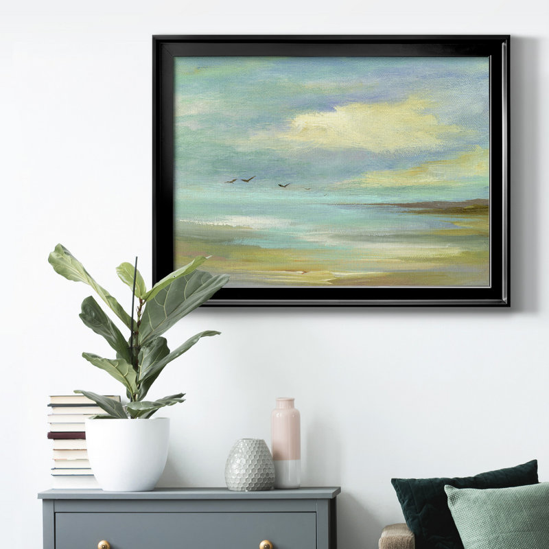 Toile encadrée de qualité supérieure Drifting - prête à être accrochée, Noir, H 26,5 po x l 36,5 po x P 1 po