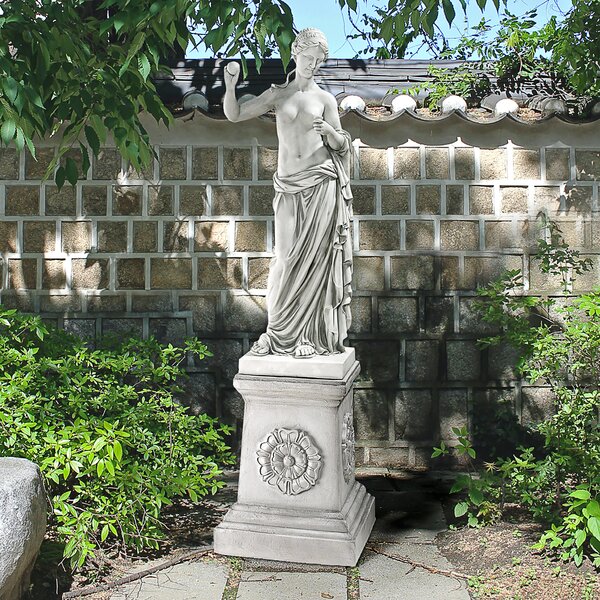 Roman statue of Venus. The statue depicts the goddess Venus in the