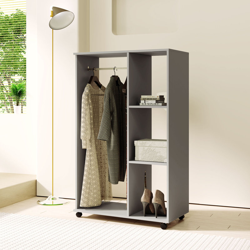 Riles 80cm Closet System, Grey