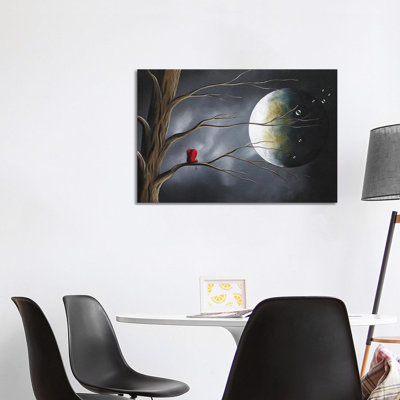 Sometimes He Just Wants To Be Alone by Moonlight Art Parlour - Painting on Canvas