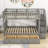 Dkwon Kids Twin Over Twin Bunk Bed with Drawers-1304280888
