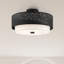 Plafonnier semi-encastré cylindrique à 4 lumières Bevil-1253109655
