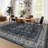 Area Rugs Vintage Floral Area Rug Washable, Low Pile, Non-Slip, mark Resistant Carpet for Living Room, Bedroom, Dining Room, Home Office-1762976353-1762976375