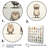 Grey Childrens Monsters Nursery Pattern I - Animals Wall Art Print-584496982-584496987