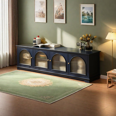 Retro TV Cabinet with Arch Design