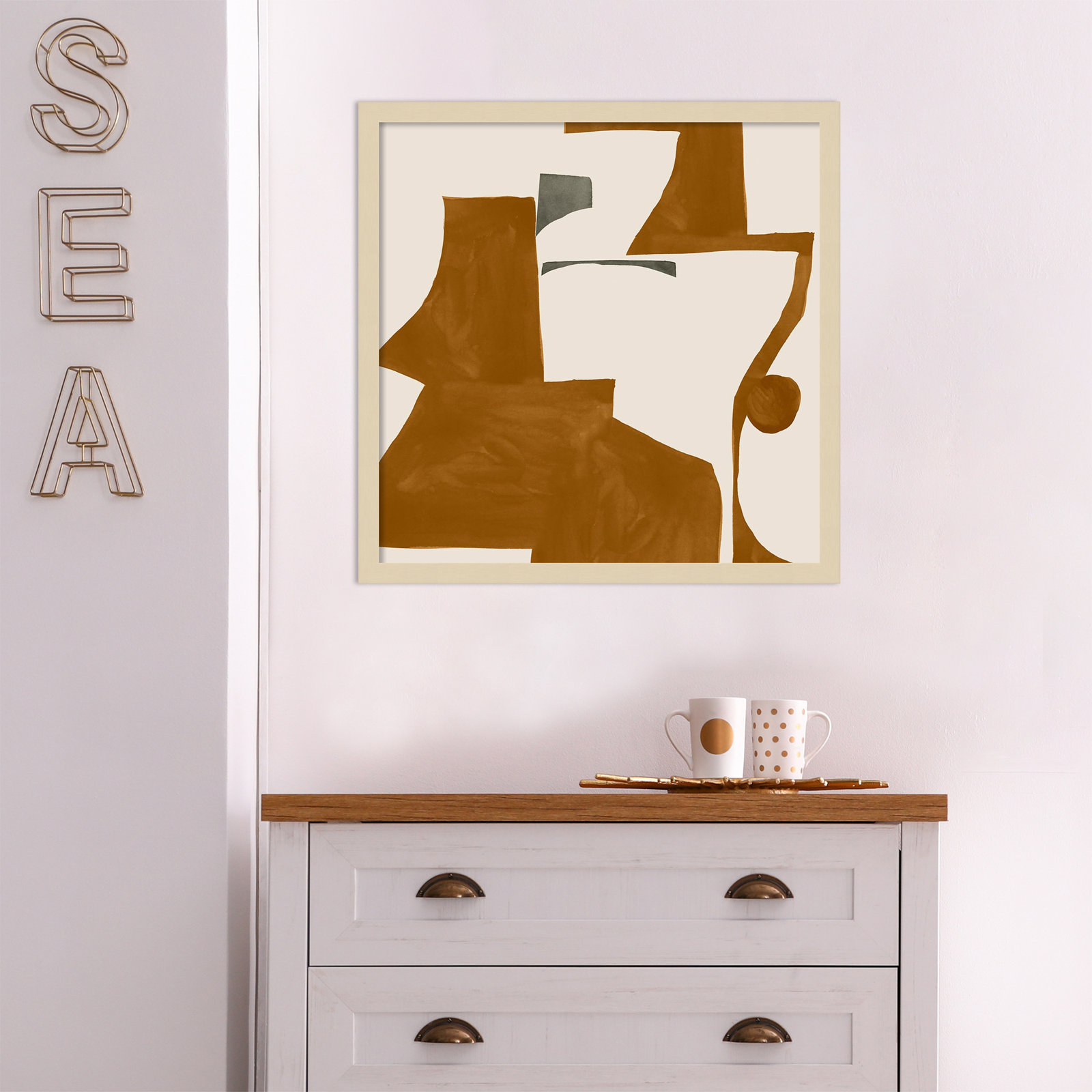 Forecast by Sozi, Brown, 21" H x 21" W x 1" D