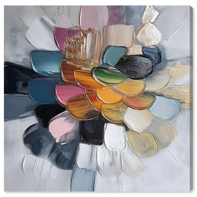 Art abstrait moderne sur toile chromatique par Art Remedy