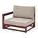 Sione 184cm Wide Outdoor Garden Loveseat with Cushions