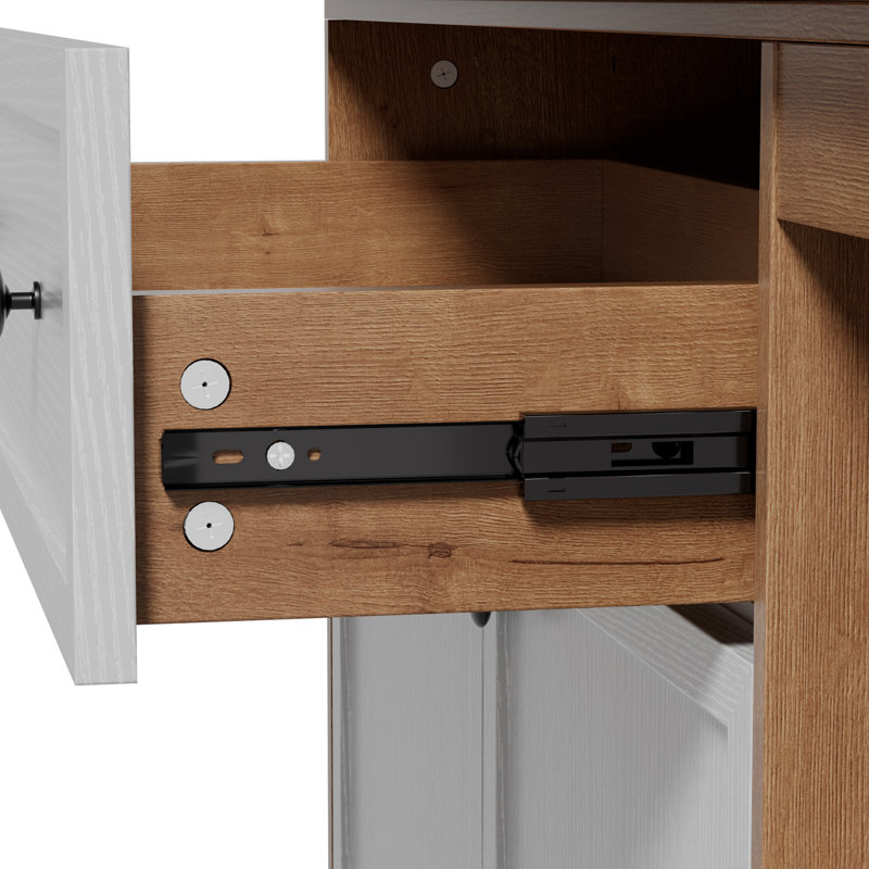 Commode à langer 47,24 "avec plateau amovible, Blanc