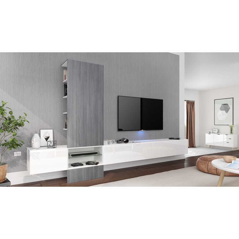 McArthur Unfinished Entertainment Centre, Avola anthracite, Without LED